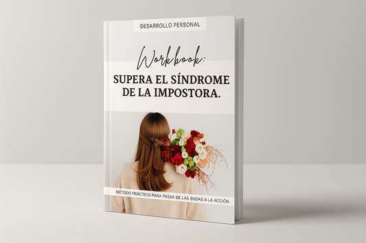 (DIGITAL) Cuaderno de Trabajo Supera el Síndrome de la Impostora + BONO 🎁 tarjetas de afirmaciones