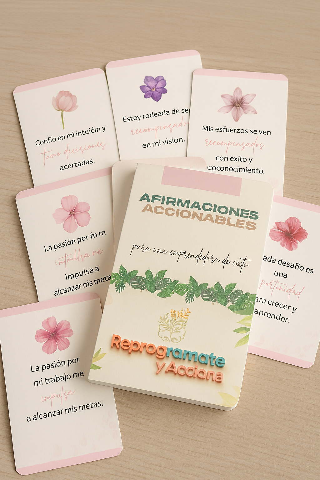 (DIGITAL) Cuaderno de Trabajo Supera el Síndrome de la Impostora + BONO 🎁 tarjetas de afirmaciones