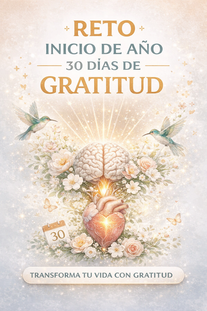 RETO INICIO DE AÑO 30 DIAS EN GRATITUD + BONOS ACCIONABLES